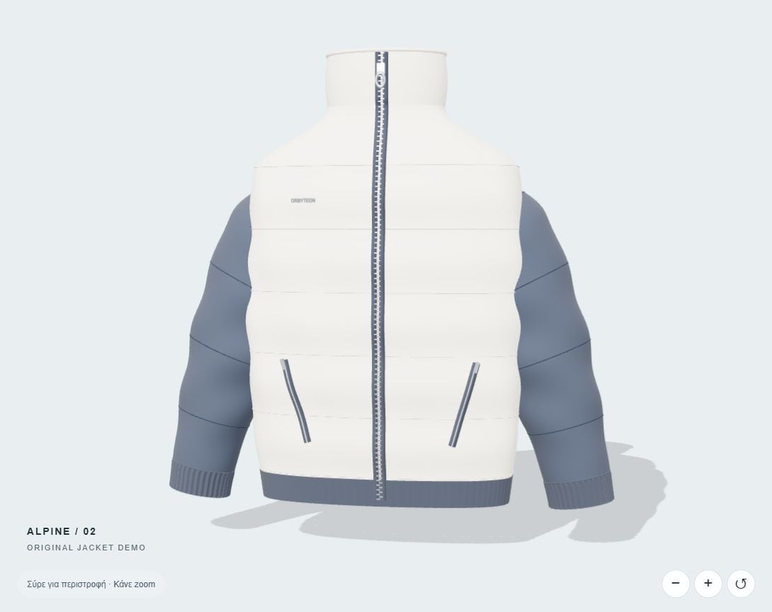 Original Alpine / 02 quilted jacket with a stand collar and zip